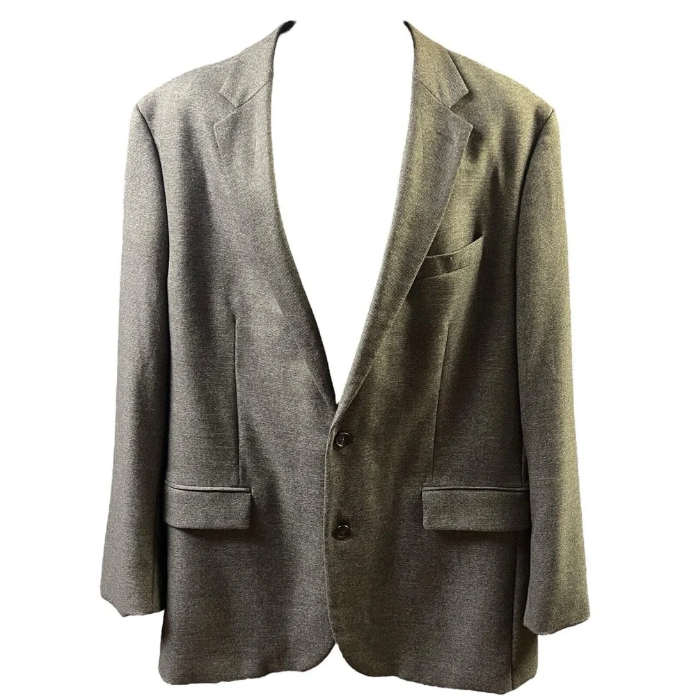 Croft & Barrow Sport Coat True Comfort‎  Classic Fit Mens 46 Long 2 Button Vent